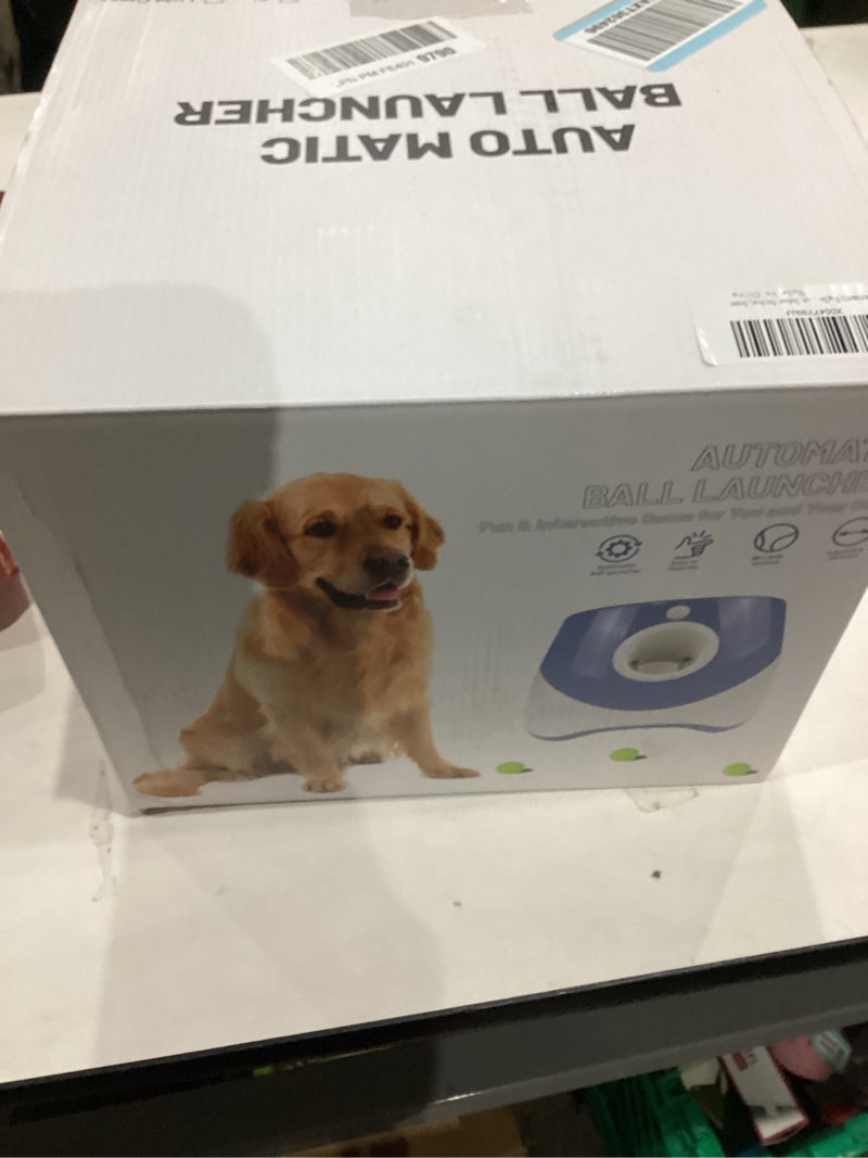 Condition photo showing New/Like New for Interactive Automatic Ball Launcher for Dogs - 12 Tennis Balls,BallLauncher for Medium & Small Dogs, Self-Throwing Machine,Dog Ball Thrower Launcher