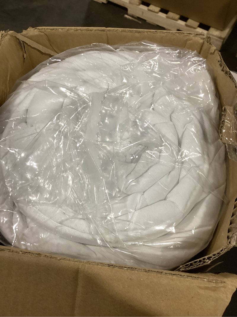 Condition photo showing New/Like New for WHITE Nestl Quilted Down Alternative Comforter - All Season Black King Size Duvet Insert with Corner Tabs King 