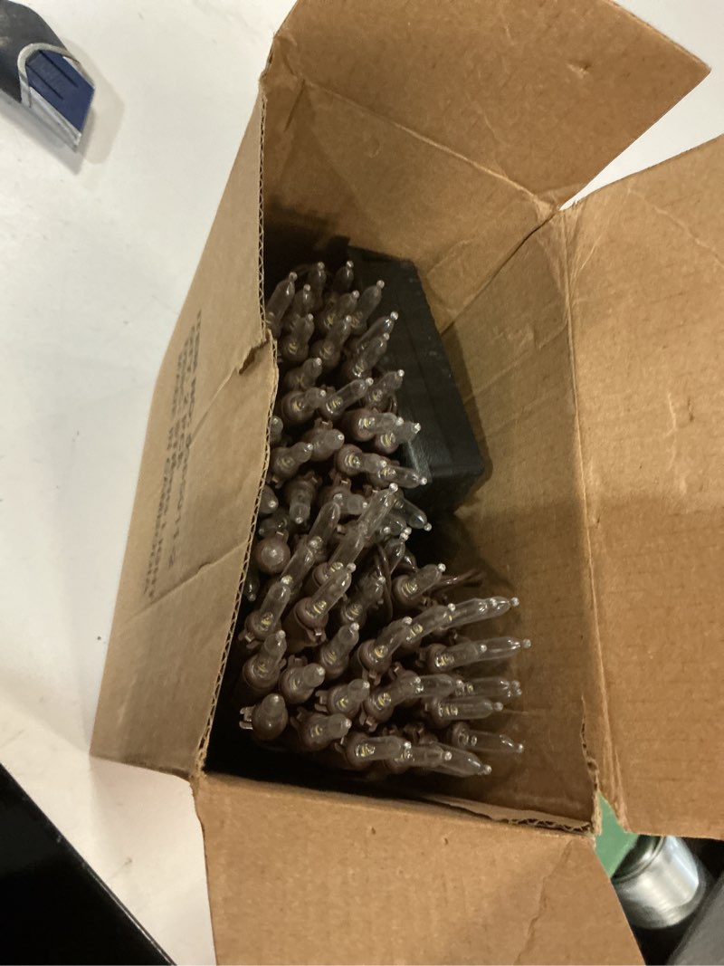 Condition photo showing Good Condition for Vigdur Solar String Lights Outdoor - 2 Packs 28ft 70 Count String Lights on Brown Wire Cord, Solar Powered Christmas Lights for Patio Home Party Garden Decor