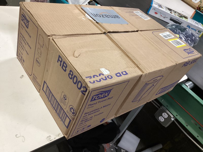 Condition photo showing New/Like New for Tork Universal Hand Towel Roll White, Compatible with H21 Dispensers, 100% Recycled Fiber 6 Rolls x 800 Ft (RB8002)