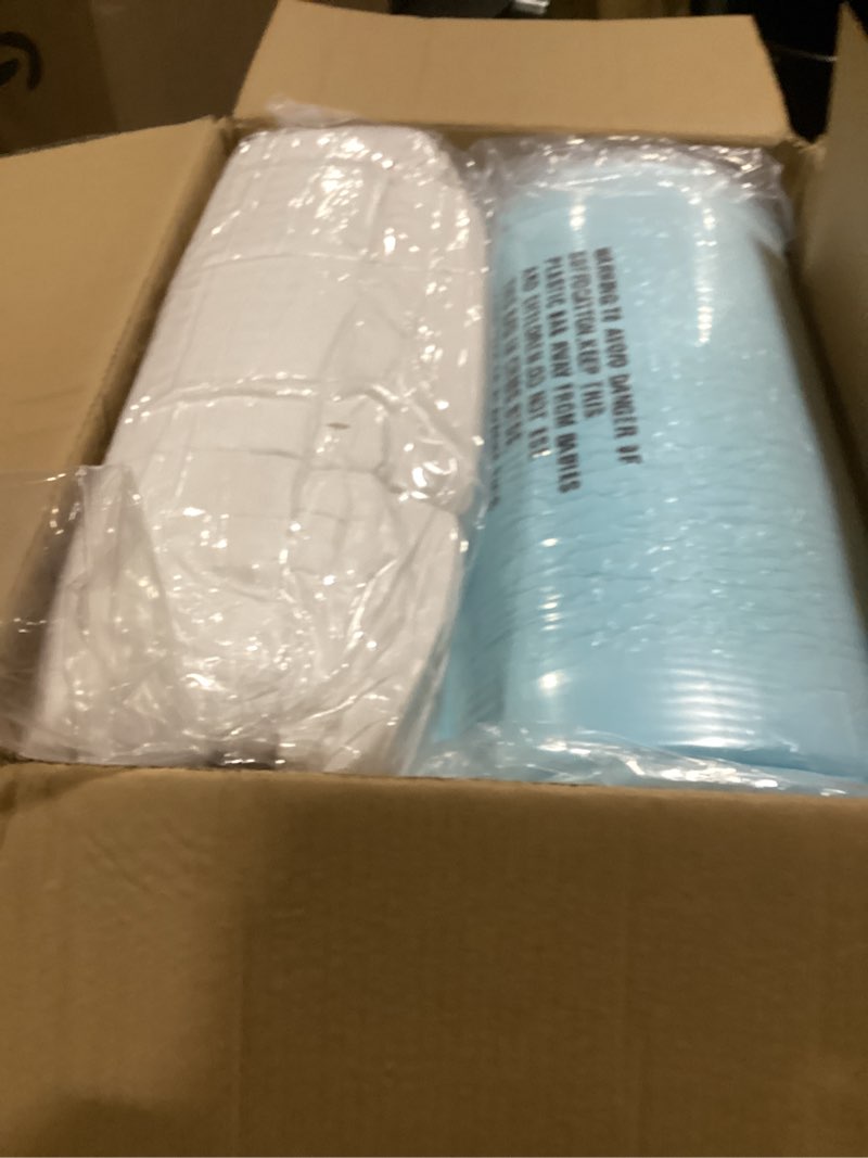 Condition photo showing New/Like New for masvis queen size dual layer 4 inch memory foam mattress topper, 2 inch gel memory foam and 2 inch cooling pillow top mattress pad cover for back pain, medium support queen 2"memory foam+2"mattress topper