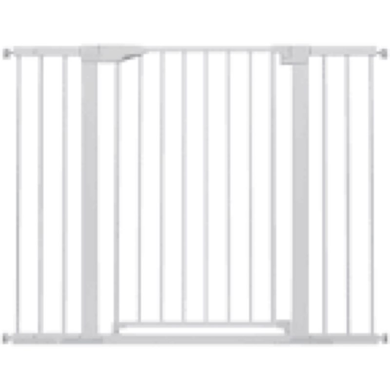 36" Tall Auto Close Walk Thru Safety Gate 29.5" - 48.8" Wide Color: White