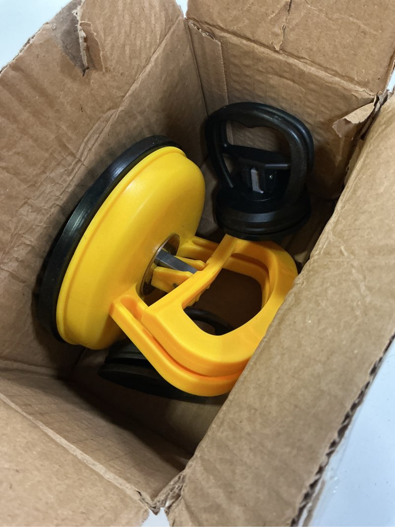 Condition photo showing Good Condition for car dent puller 3 pack dent puller powerful car dent removal kit suction cup dent puller for car dent repair dent remover tool for car body,tiles lifting,objects moving,screen (yellow+black)