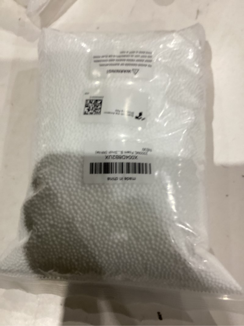 Condition photo showing Good Condition for 2300ML Foam Balls Polystyrene Beads?White Foam Beads for Slime 2-3mm for Kids DIY Craft Foam Polystyrene Balls Party Decoration 9X7X3Inch (White)