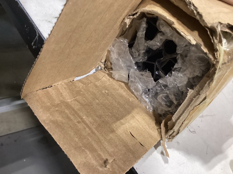 Condition photo showing Good Condition for wrought iron hollow balusters - deck spindles stair railing indoor,stair single twist hollow iron baluster stair spindles, for staircase interior (12 pack black) 1/2" single twist black