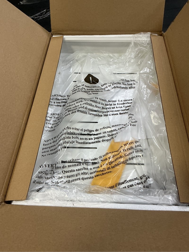 Condition photo showing Good Condition for Pull out Cabinet Organizer, 21"Deep, Heavy Duty Full-Extension Slide out Drawers for Kitchen Cabinets with Nano Adhesive, Roll Out Shelf Sliding Cabinet for Pots, Bathroom, Pantry, Under Sink, White White 13.8"Wide-21"Deep (1Pack?