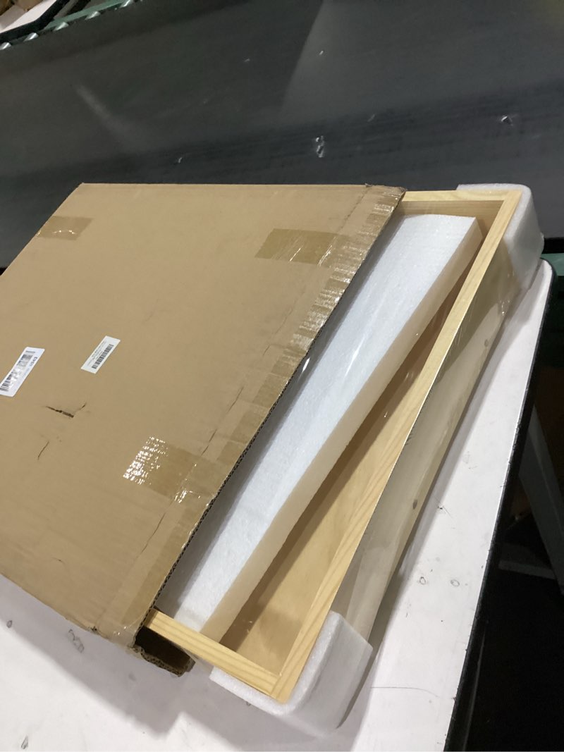 Condition photo showing New/Like New for 23”w x 21”d x 3”h soft close slide out wood drawer organizer for kitchen, bottom and side assembly (cabinet opening>23.5 inches for bottom assembly, opening= 23 inches for side assembly) 23''w x 21''d