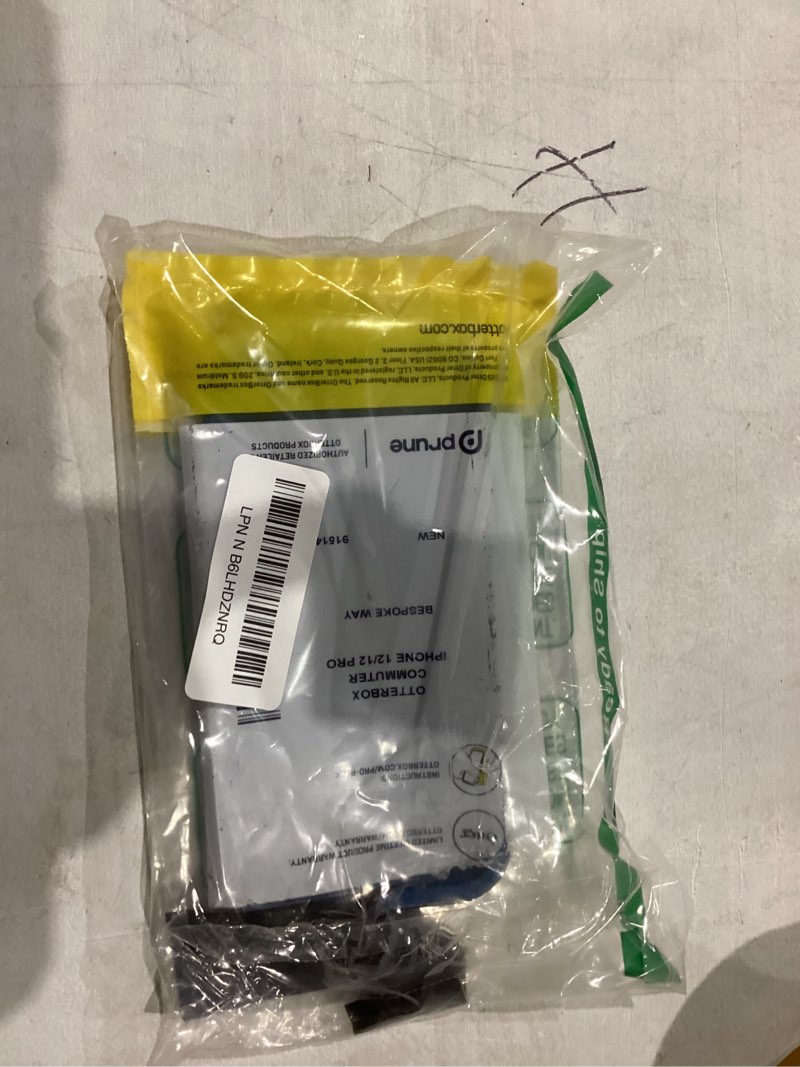 Condition photo showing Good Condition for OtterBox iPhone 12 & iPhone 12 Pro Commuter Series Case - Bespoke Way (Blazer Blue/Stormy SEAS Blue), Slim & Tough, Pocket-Friendly, with Port Protection