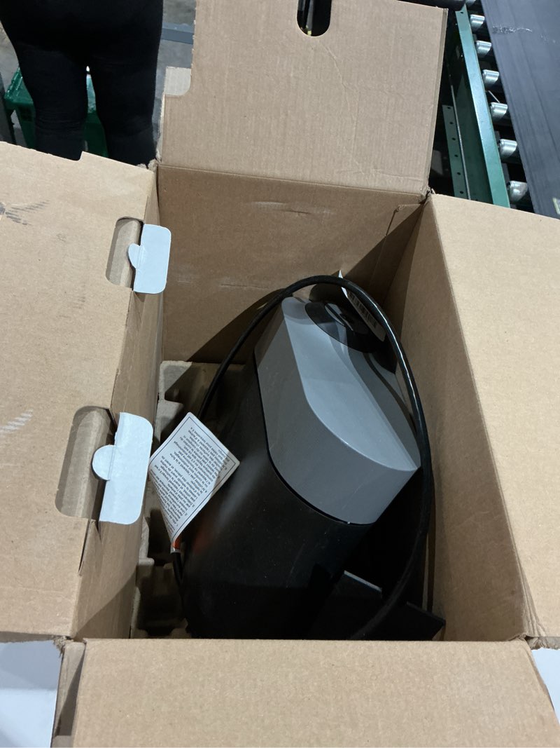 Condition photo showing As Is for nespresso vertuo pop+ by breville, dark grey
