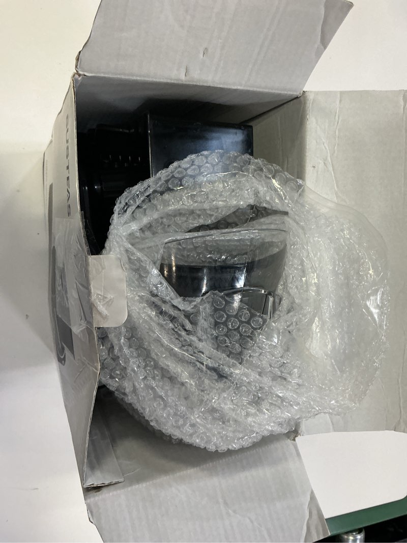 Condition photo showing As Is for SUSTEAS Rotary Cheese Grater with Handle,Vegetable Slicer with 6 Interchangeable Blades, Reinforced Suction,Easy to Clean,Kitchen Shredder for Crushed Ice,Fruits and Nuts with Blade Storage Case,Black