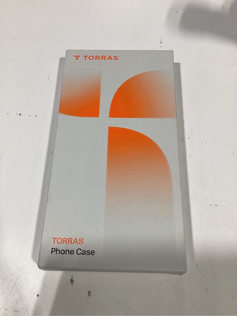 Condition photo showing As Is for torras for iphone 17 pro max case crystal clear, [anti-yellowing][military-grade protection], ultra slim transparent anti-scratch back, soft bumper, non-slip 17 pro max phone case, clear 6.9" crystal clear for iphone 17 pro max
