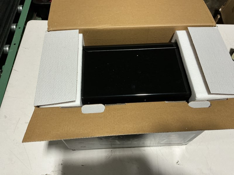 Condition photo showing New/Like New for Victrola Haley Retro Bluetooth Record Player & Multimedia Center with Built-in Speakers - 3-Speed Turntable, CD Player, AM/FM Radio, 3.5mm Aux-In, Wireless Music Streaming, Black Black Record Player