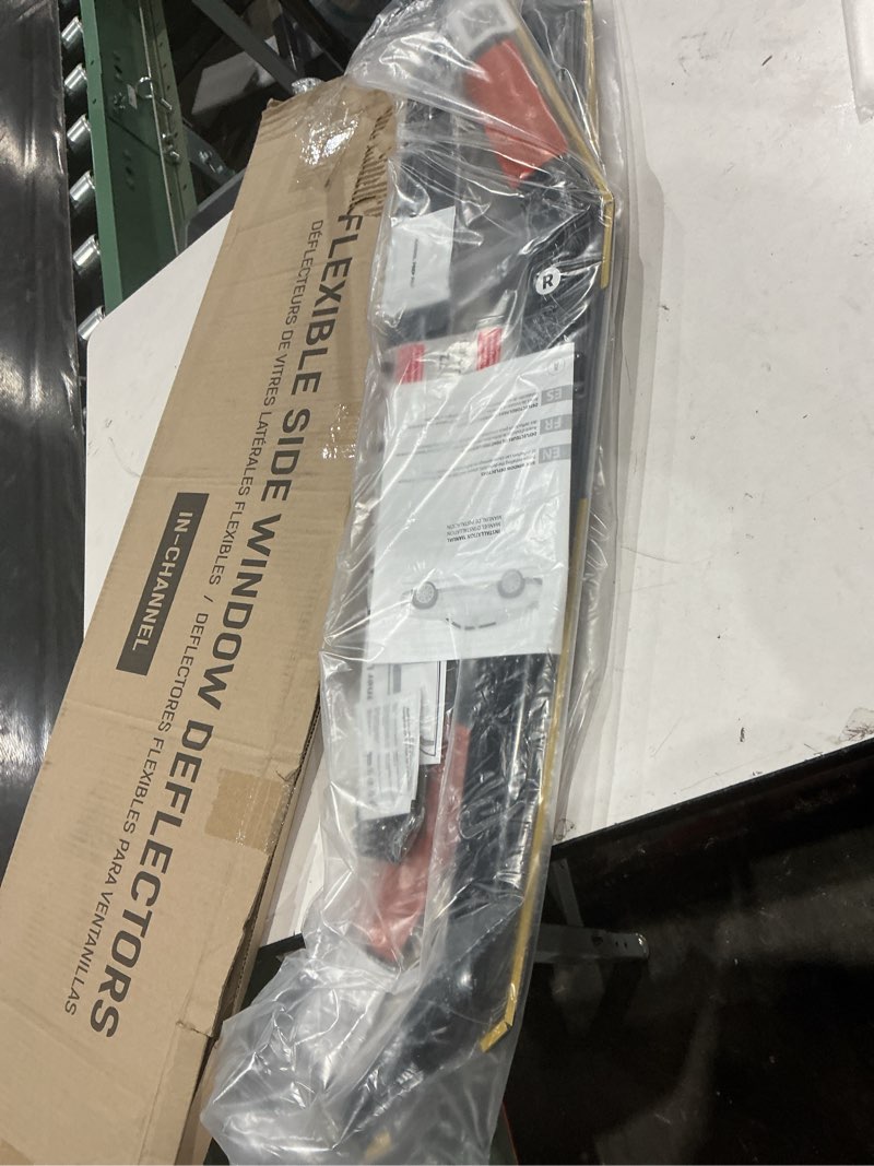 (car type unknown)(used)flexible side window deflector in-channel