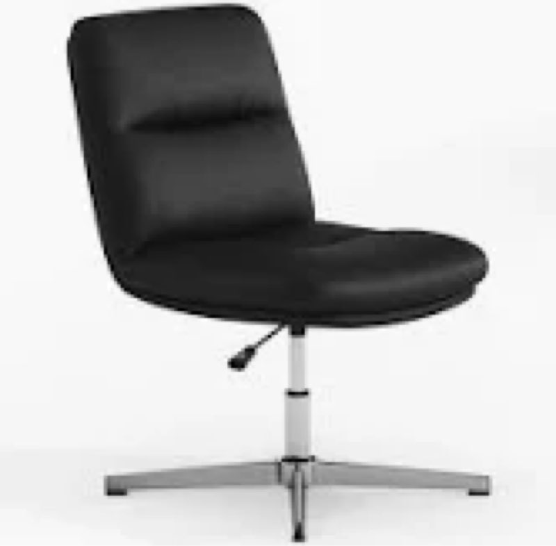 Commercial Mid - Back Padded Upholstered Swivel Office Chair