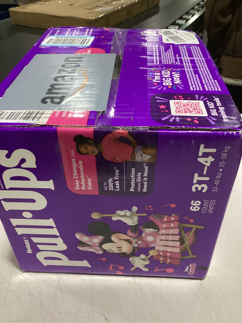 Condition photo showing Good Condition for Pull-Ups Girls' Potty Training Pants, Size 3T-4T Training Underwear (32-40 lbs), 66 Count 3T-4T 66
