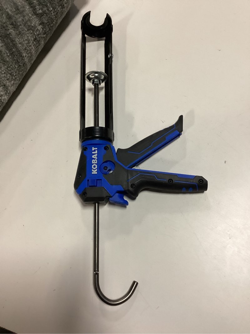 Condition photo showing Good Condition for Kobalt Dual Thrust 10 -oz Anti-Drip Smooth rod Caulk Gun