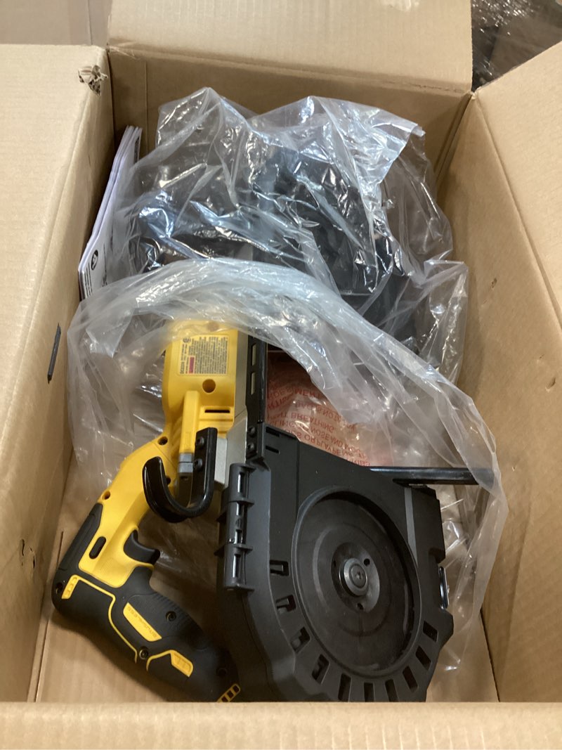 Condition photo showing Good Condition for DEWALT 20V MAX Band Saw, 5" Cutting Capacity, Integrated Hang Hooks, Portable, For Deep Cuts, Bare Tool Only (DCS374B)