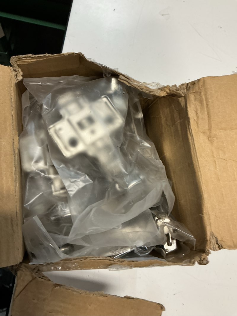 Condition photo showing Good Condition for chibery 20 pack frameless full overlay soft close concealed european hinges, self closing satin nickel, 105 ° open angle 4d adjustment, speed control, clip on, stainless steel for cabinet door full overlay 20