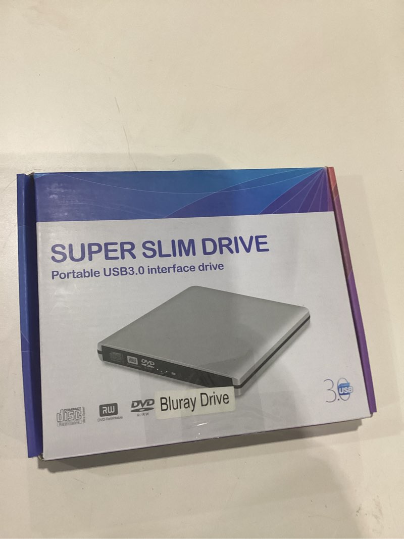 Condition photo showing New/Like New for JOYIN-BURN Aluminum External USB 3.0 and USB C UHD 4K Blu-Ray Writer BD-RE BD Burner Blu-ray DVD CD 