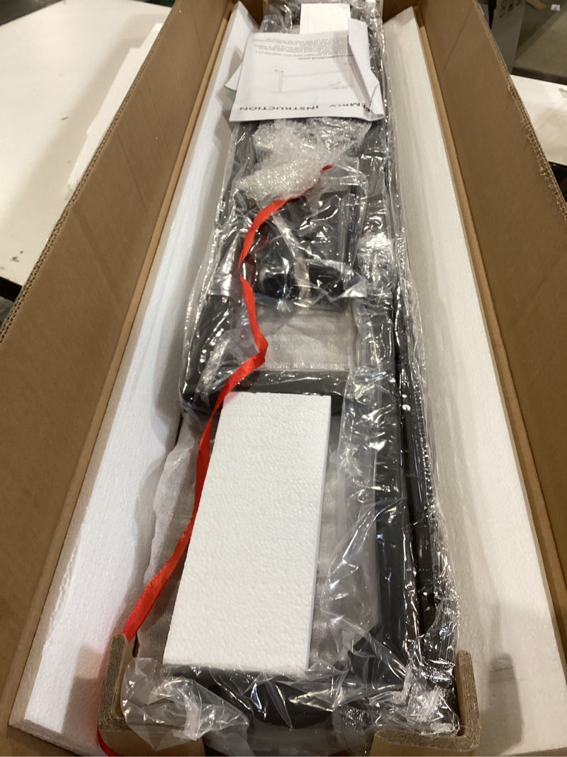 Condition photo showing Good Condition for GRLEAF 45" Adjustable Height Narrow Console Table with Power Outlets, Long Sofa Table with Charging Station Behind Couch Table Skinny Entryway Table for Living Room, Hallway and Office – Rustic Brown Rustic Brown 45IN