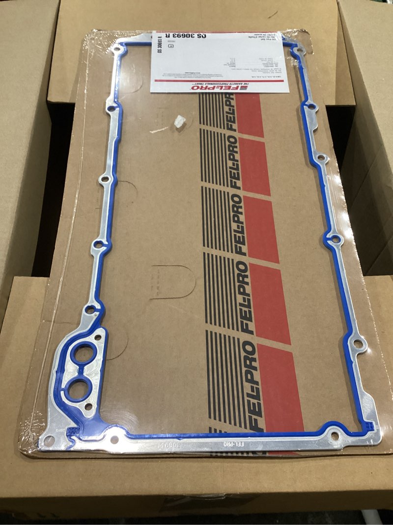 Condition photo showing New/Like New for fel-pro os 30693 r engine oil pan gasket set for chevrolet silverado 1500