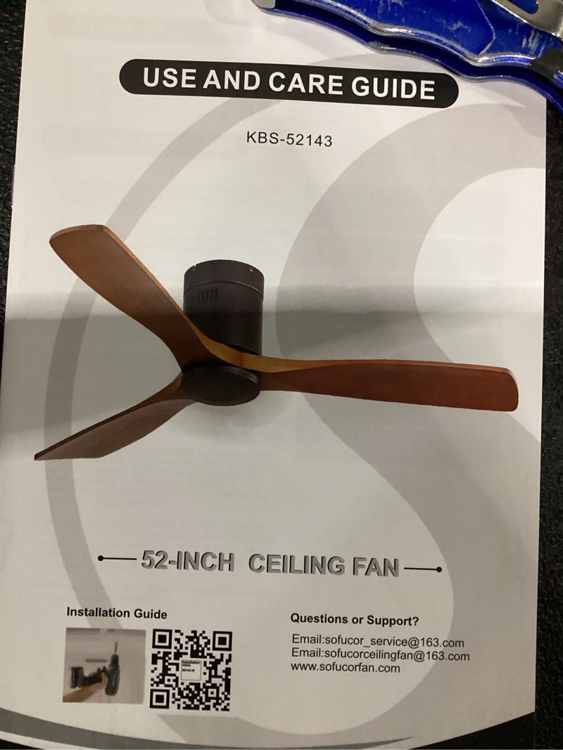 52” ceiling fan