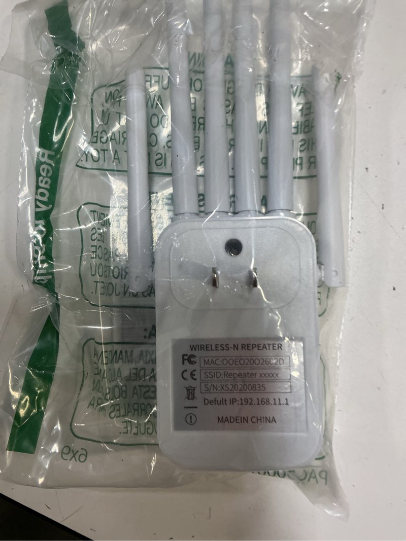 Condition photo showing Good Condition for WiFi Extender - 2026 Upgraded (6 Directional Antennas) Signal Intensifier, New Generation Internet Intensifier, Wireless Remote Amplifier, WiFi Repeater with Ethernet Port, Supporting 99% of Device