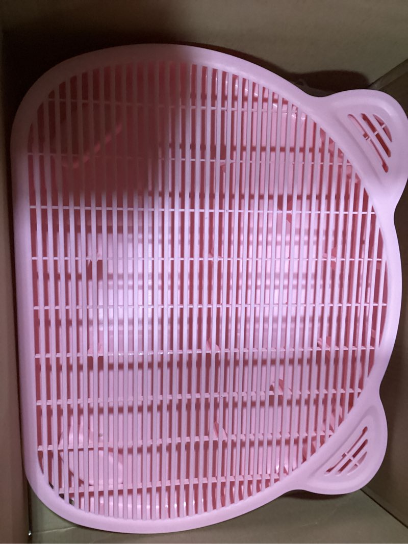 Condition photo showing Good Condition for Litter Catching Step for Cat Litter Box, Litter Trap Stool for Automatic Litter Box Self Cleaning, Litter Collection Stairs, Litter Catcher Ramp for Old Geriatric Senior Cat or Kitten Pink