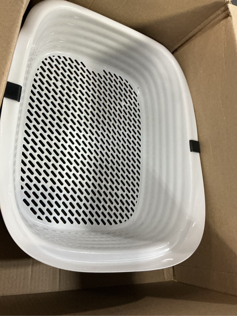 Condition photo showing Good Condition for arm & hammer large sifting litter box scoop free cat litter tray with microban, made in usa