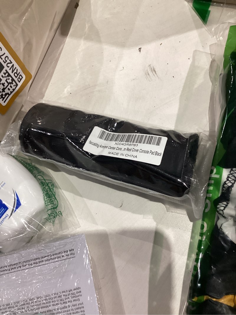 Condition photo showing New/Like New for Armrest Cover for Lexus ES Series 2013-2017 2018 (Black Leather Black line),Center Console Cover for ES 300h 350 Series Accessories.