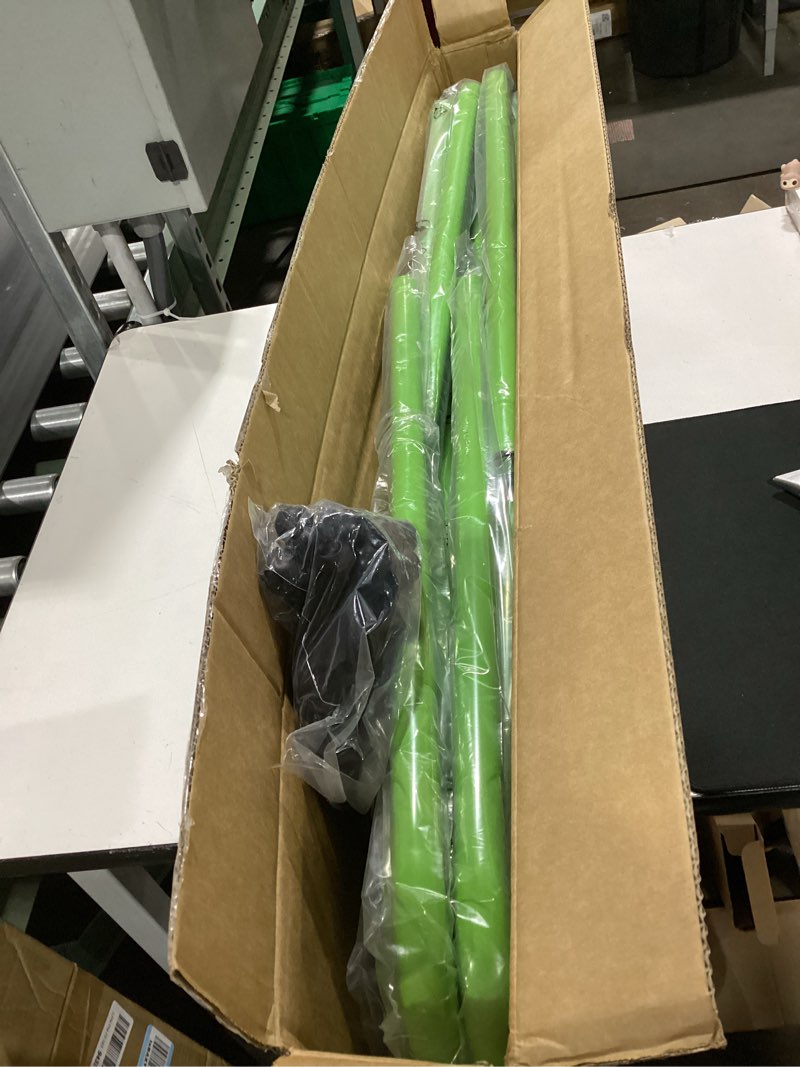 Condition photo showing New/Like New for volleyball rebounder net lacrosse rebounder bounce back equipment with 5 adjustable rebound angles ground stakes neon strap for lacrosse training and volley ball practice 7x4 ft color green