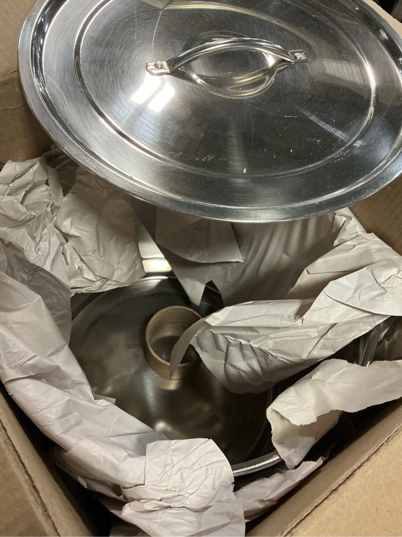 Condition photo showing Good Condition for IMUSA Stainless Steel Stock Pot with Lid, 20 Quart, Silver 20.6 Quarts