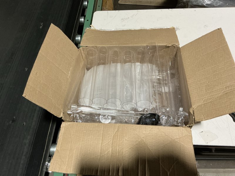 Condition photo showing Good Condition for decoration acrylic candelabra clear candle holders wedding candlesticks table centerpieces flower stand holder big