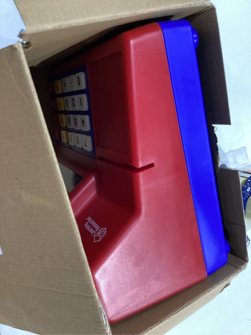Condition photo showing As Is for learning resources cash register