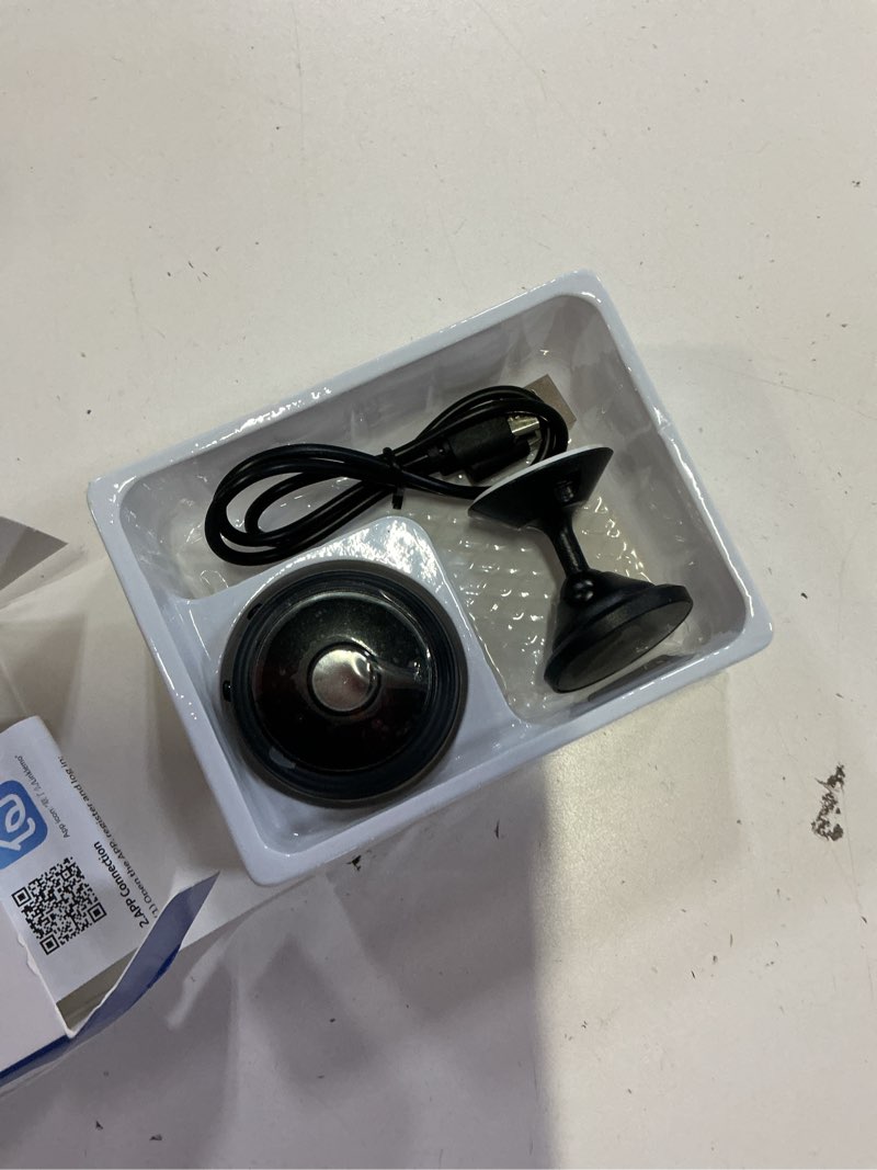 Condition photo showing As Is for 1pcs only 0.9 inch hidden camera with audio/video mini small spy home indoor use cam night vision mo