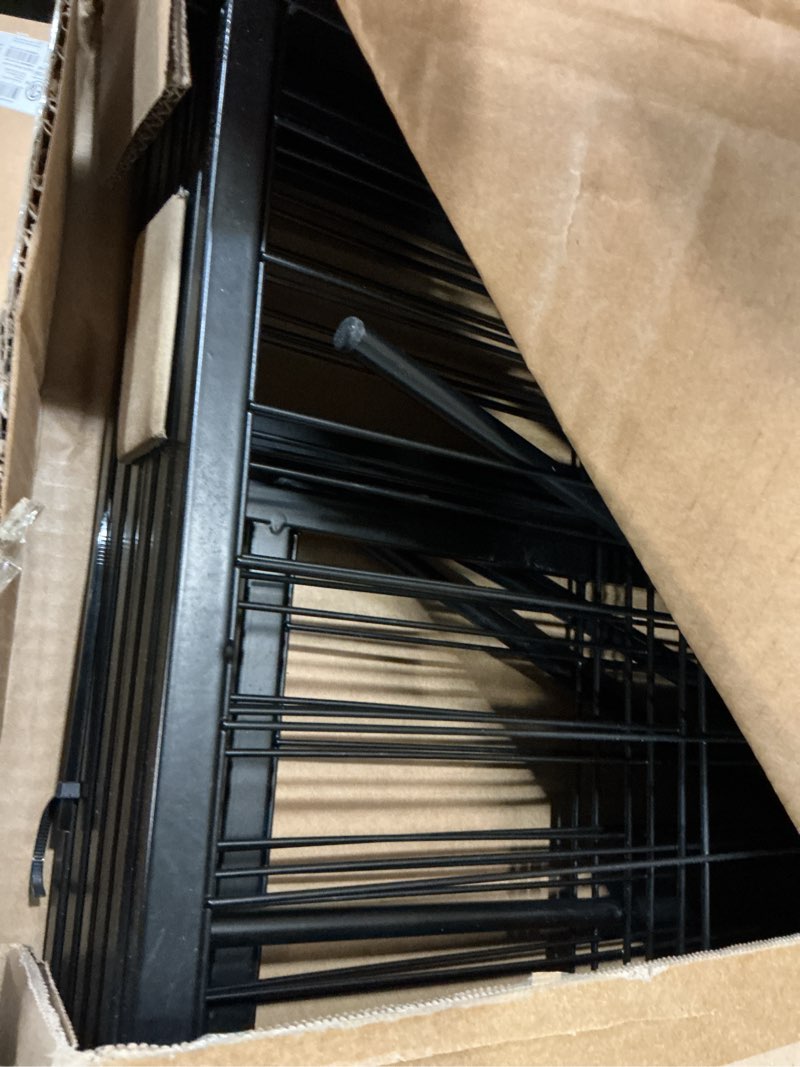 Condition photo showing Good Condition for fxw homeplus unleashed indoor dog playpen - stress-free and safe play, heavy duty 24 inch 6 panels dog pen for puppy and small dogs, black?patented black 24"h 6 panels