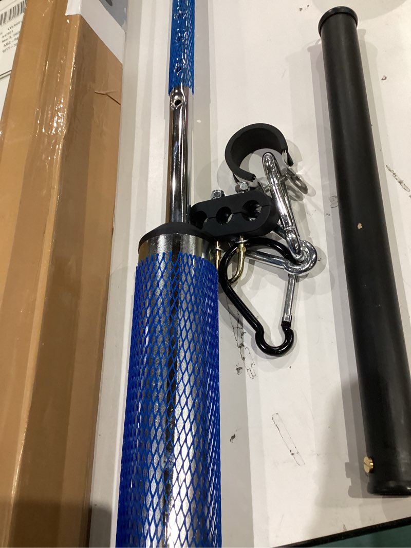 Condition photo showing As Is for Iten similarPool Pole Telescopic 16FT Heavy Duty Upgraded Aluminum, 16 Ft Extension/Extendable Telescoping Tool for Above Ground/Inground Swimming Cleaning Supplies Accessories, Leaf Skimmer/Brush/Net/Vacuum/Mesh 16 FT Upgrade