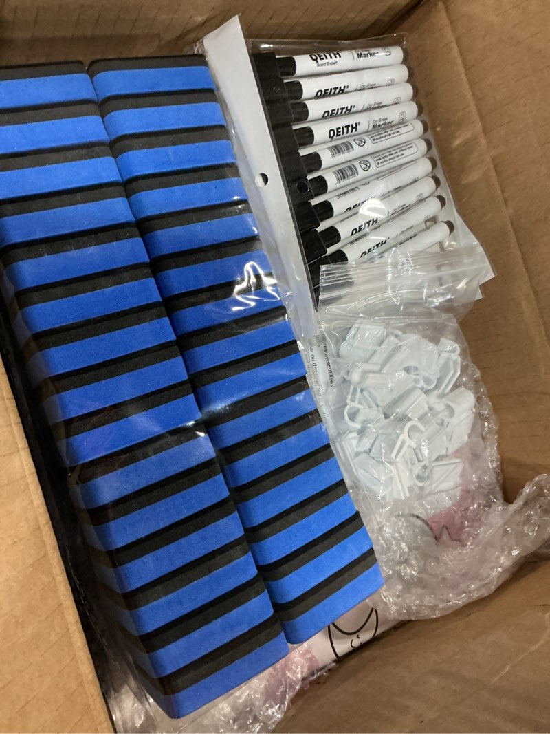 Condition photo showing Good Condition for 24 pack dry erase boards, double-sided small white board for classroom student, 9"x12" portable dry erase board bulk, mini whiteboard with 24 pens, 24 erasers for teacher classroom supplies
