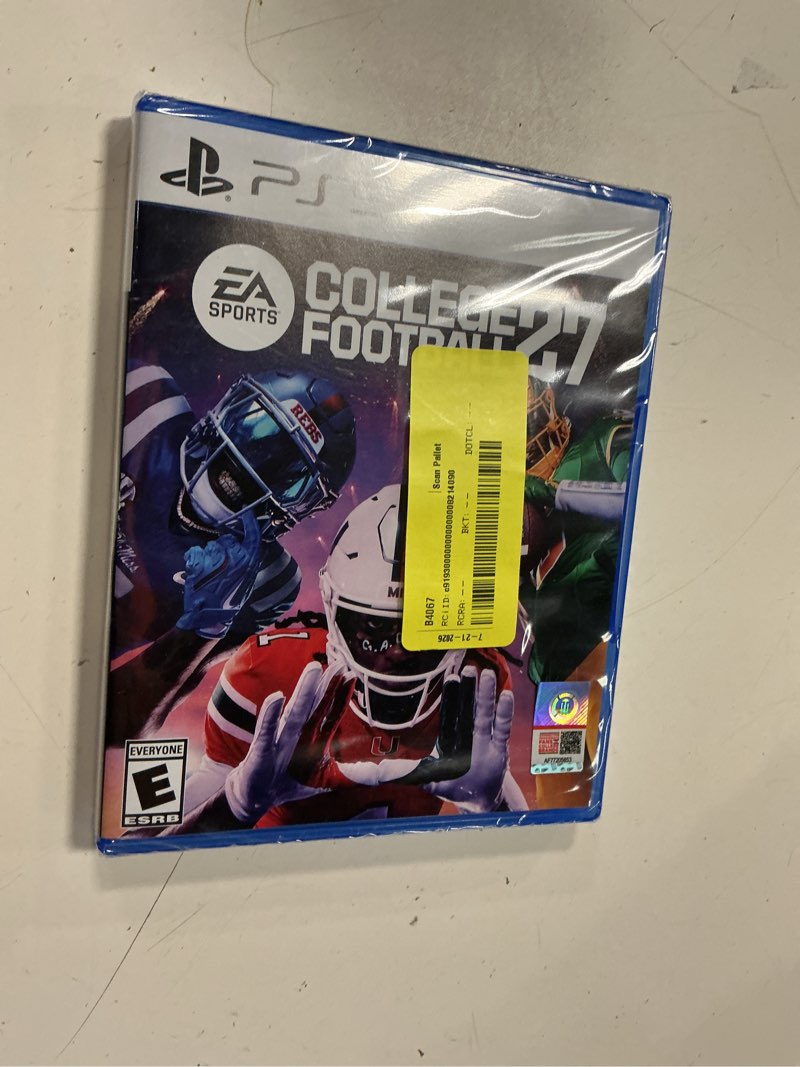 Condition photo showing New/Like New for ea sports college football 27 - playstation 5