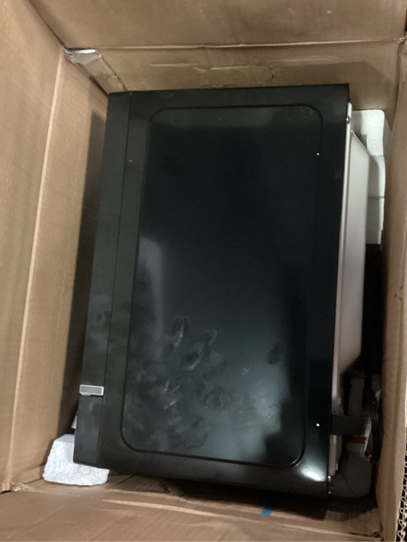 Condition photo showing Good Condition for Whirlpool WMCS3018RB Countertop Microwave with Turntable 0.7 Cu. Ft, Steam Clean, 700 Watt Microwave, Black