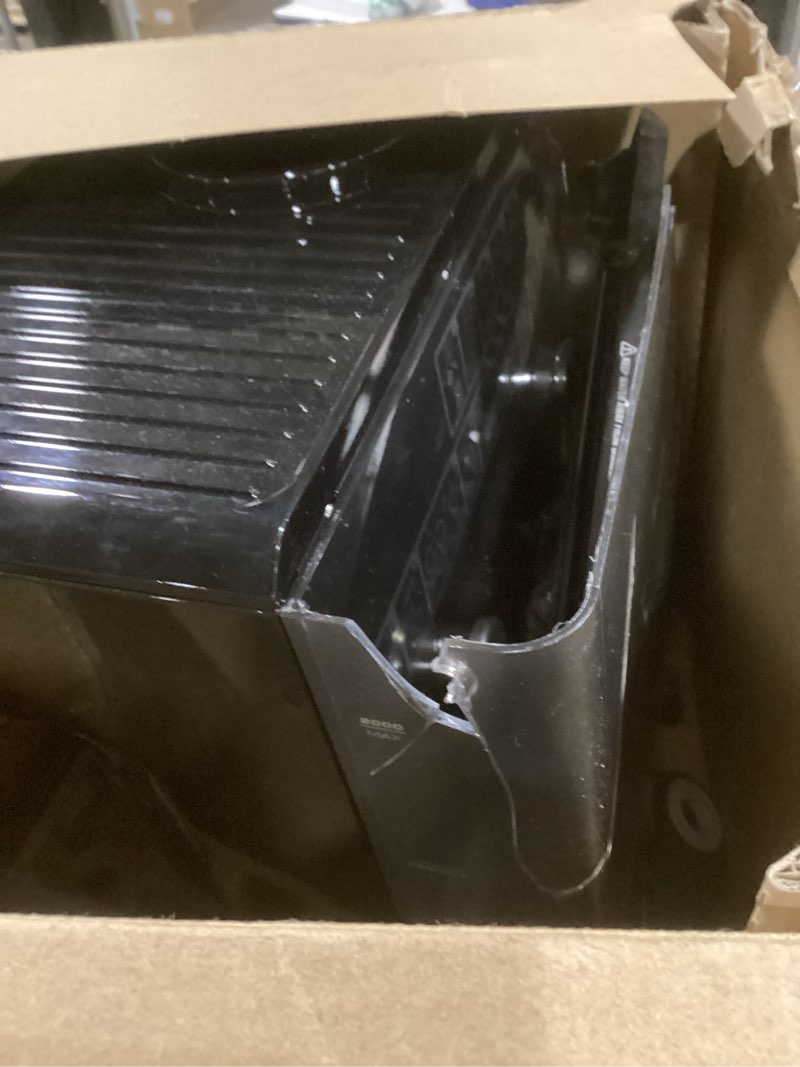 Condition photo showing As Is for breville barista express impress espresso machine bes876btr, black truffle