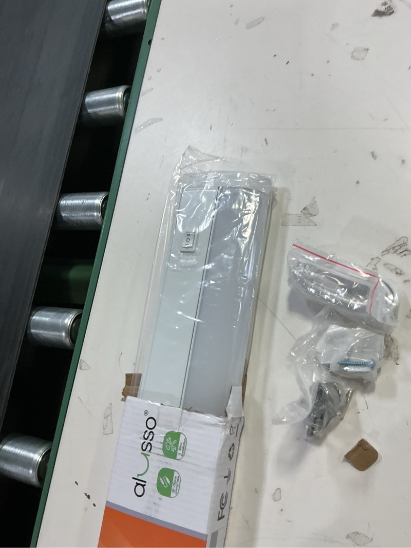 Condition photo showing New/Like New for ALUSSO LIGHTING® 18 Inch LED Under Cabinet Lighting Hardwired, 5CCT Color Selectable 2700K-5000K Dimmable 10W 800LM High Brightness, CRI 90 Strip Linkable Under Counter Lights for Kitchen, 1 Pack 18 Inch Hardwired 1 Pack