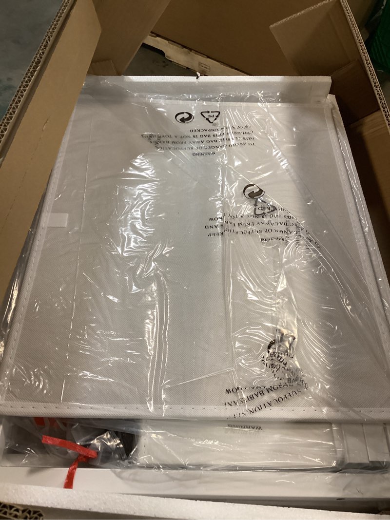 Condition photo showing New/Like New for BOLUO Closet Drawers White 3 Drawer Dresser for Closet Organizers and Storage Bedroom Dorm Modern L (15.7"D x 21.1"W x 23.4"H) White