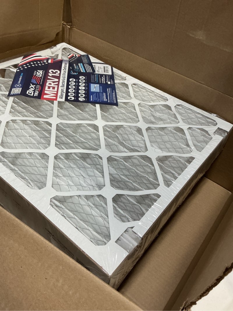 Condition photo showing Good Condition for trufilter compatible with aprilaire 213 replacement filter for aprilaire (2-pack) - merv 13 - made in usa - hvac ac furnace filters allergies, mold, bacteria, smoke, mpr 1900 fpr 10 air filter 20x25x4 2-pack (aprilaire compatible)