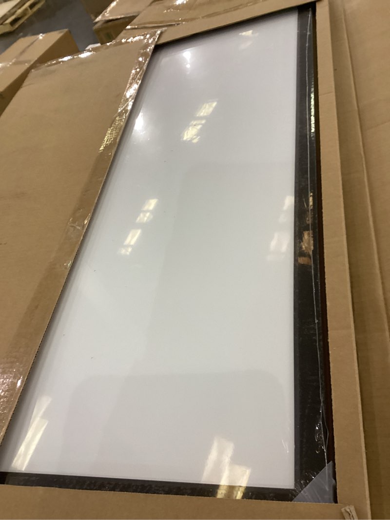 Condition photo showing New/Like New for Amazon Basics Magnetic Dry Erase Whiteboard, 35"W x 23"H, Black Wooden Frame