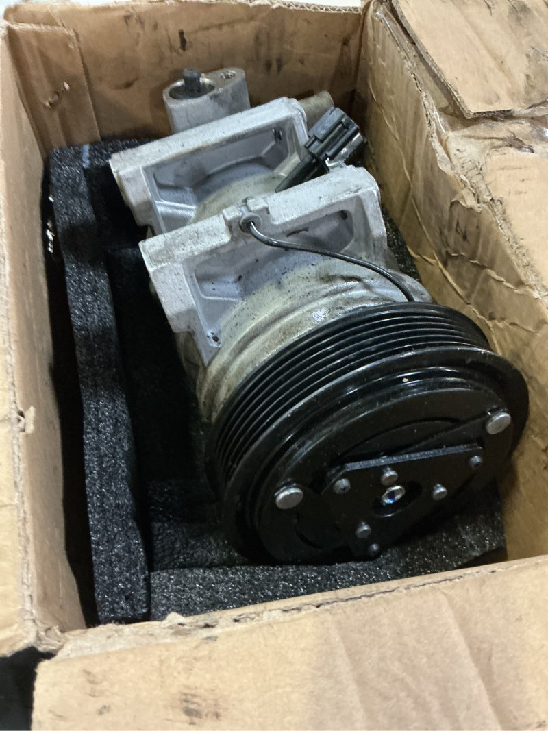 Condition photo showing As Is for tadamark ac air conditioner compressor with clutch compatible with nissan altima 2.5l 2.5 2002 2003 2004 2005 2006 02 03 04 05 06(not for 3.5l), for 10346161, 10350961, 10350960, co-10778jc