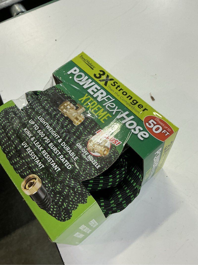 Condition photo showing Good Condition for flex-able hose flex-able xtreme hose 50ft - kink free, expandable, heavy duty, green garden hose