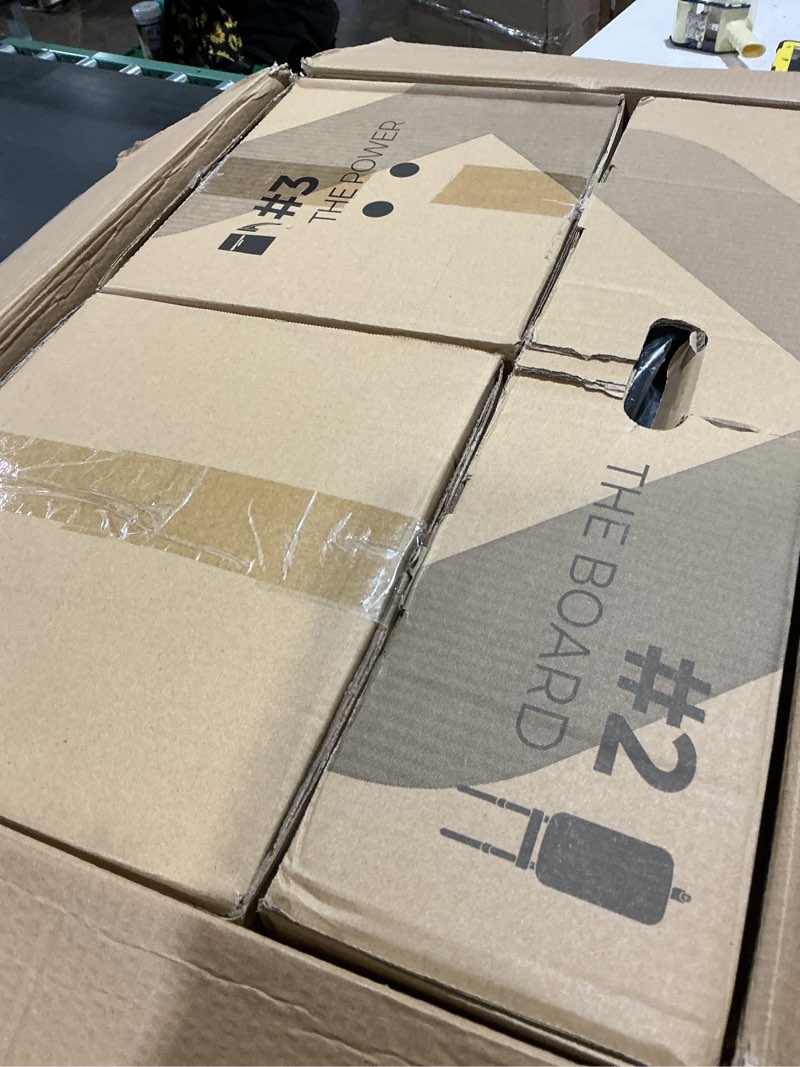 Condition photo showing As Is for Rowenta IXEO Steamer for Clothes with Ironing Board 65 Inches 45 Second Heatup, 1 Liter Capacity 1500 Watts Ironing, Portable, Fabric Steamer, Garment Steamer, Adjustable QR1410,Black Iron & Steamer with 3-Position Smart Board Black