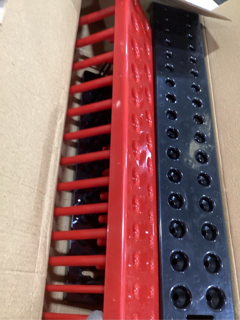 Condition photo showing Good Condition for 6pcs socket organizer tray set, red sae & black metric socket storage trays, 1/4-inch, 3/8-inch & 1/2-inch drive deep and shallow socket holders for toolboxes 6pcs socket organizer (store 170 sockets)