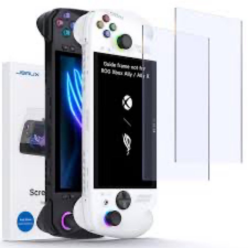 CoBak 2 Pack 9H Tempered Glass Screen Protector for 7" ASUS ROG Xbox Ally & ROG Xbox Ally X 2025 - w